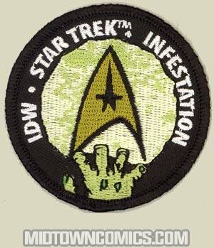 Infestation Zombified Star Trek Sew On Patch