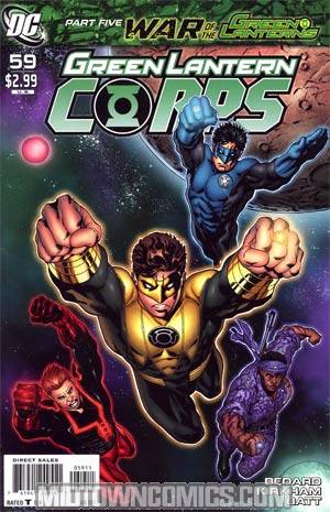 Green Lantern Corps Vol 2 #59 Cover A Regular Aaron Lopresti Cover (War Of The Green Lanterns Part 5)