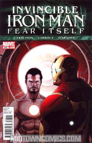 Invincible Iron Man #503 Cover A 1st Ptg Regular Salvador Larroca Cover (Fear Itself Tie-In)