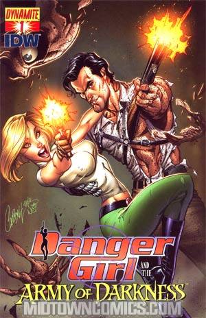 Danger Girl And The Army Of Darkness #1 Cover A Regular J Scott Campbell Cover