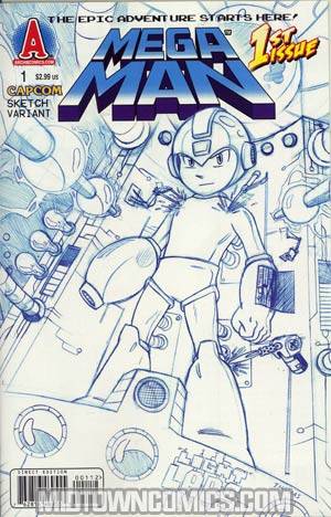 Mega Man Vol 2 #1 Variant Chad Thomas Cover