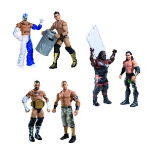 WWE 2-Pack Action Figure Assortment Case
