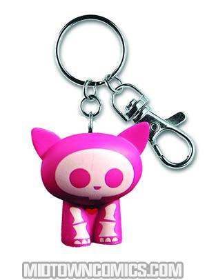 Skelanimals Keychain - Kit (Pink)