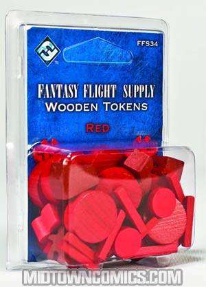 Fantasy Flight Supply Wooden Token Set - Black