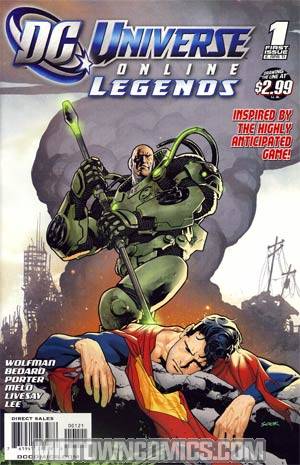 DC Universe Online Legends #1 Cover B Incentive Ryan Sook Variant Cover