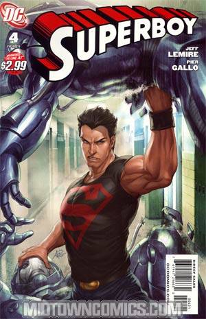 Superboy Vol 4 #4 Incentive Stanley Lau Variant Cover