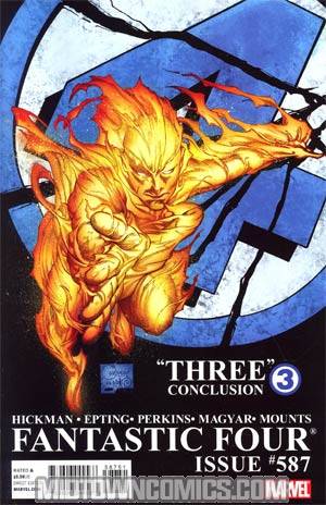 Fantastic Four Vol 3 #587 Cover D 2nd Ptg Joe Quesada Variant Cover
