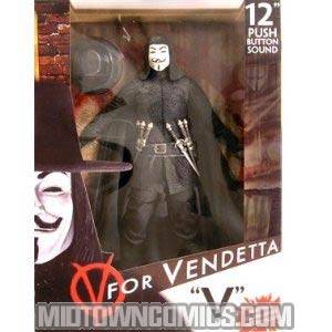 V For Vendetta 12-Inch Action Figure With Sound