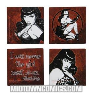 Bettie Page Magnets Set Of 4 (31056)