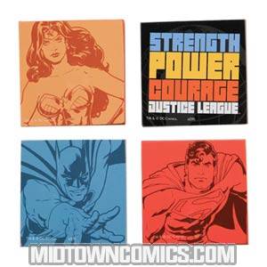 Justice League Magnet Set Of 4 (74056)