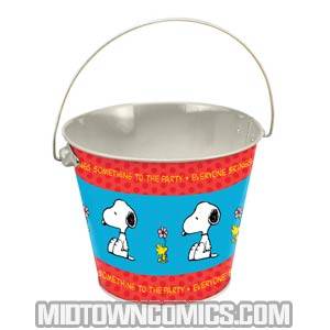 Peanuts Snoopy Tin Bucket