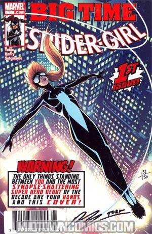 Spider-Girl Vol 2 #1 DF Signed By Paul Tobin