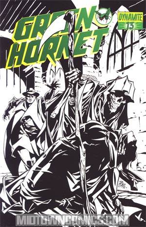 Kevin Smiths Green Hornet #13 Cover E Incentive Phil Hester Black & White & Green Cover