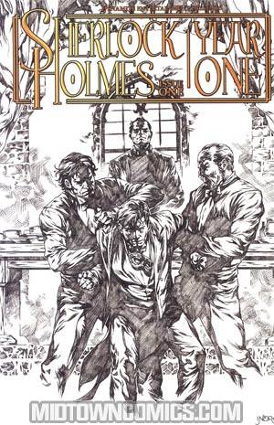 Sherlock Holmes Year One #1 Incentive Daniel Lindro Sketch Cover