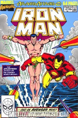Atlantis Attacks Omnibus HC Direct Market Bob Layton Variant Cover