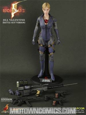 Resident Evil 5 Jill Valentine Battle Suit 12-Inch Action Figure