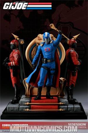 GI Joe Cobra Commander Diorama Statue