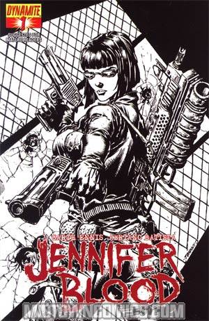 Garth Ennis Jennifer Blood #1 Incentive Johnny Desjardins Sketch Cover