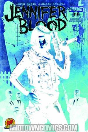 Garth Ennis Jennifer Blood #1 Incentive Jonathan Lau Negative Art Cover