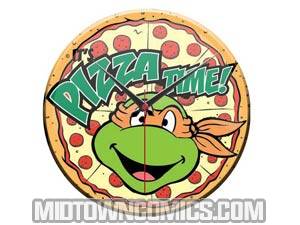 Teenage Mutant Ninja Turtles Pizza Time 12-Inch Wood Clock
