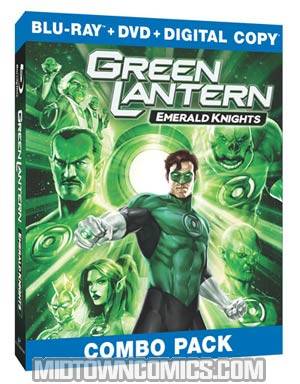 Green Lantern Emerald Knights Blu-ray Combo DVD