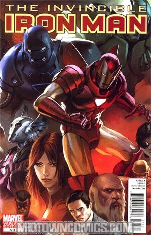 Invincible Iron Man #501 Cover B Incentive Marko Djurdjevic Variant Cover