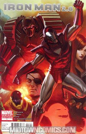 Iron Man 2.0 #1 Cover C Incentive Marko Djurdjevic Variant Cover