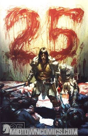 King Conan Scarlet Citadel #1 Incentive Dark Horse 25th Anniversary By Gerald Parel Variant Cover