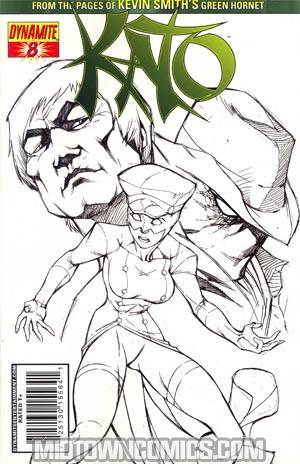 Kevin Smiths Kato #8 Cover C Incentive Ale Garza Black & White & Green Cover