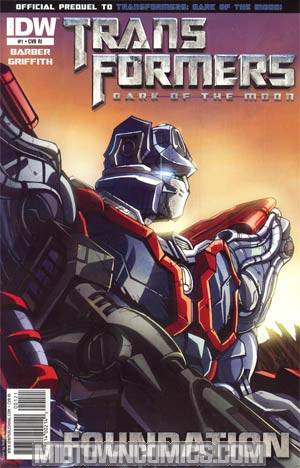 Transformers 3 Movie Prequel Foundation #1 Incentive Andrew Griffith Interconnected Variant Cover