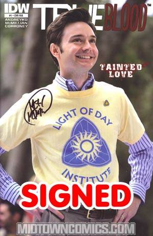 True Blood Tainted Love #1 Incentive Steve Mewlin Photo Variant Cover Signed By Michael McMillian