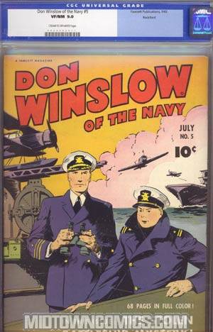 Don Winslow Of The Navy #5 CGC 9.0 Rockferd Pedigree