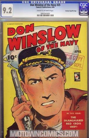 Don Winslow Of The Navy #25 CGC 9.2 Crowley Pedigree/File Copy