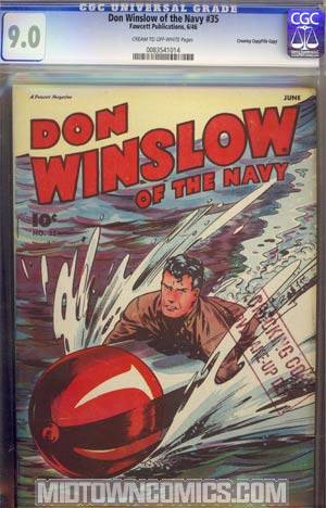 Don Winslow Of The Navy #35 CGC 9.0 Crowley Pedigree/File Copy