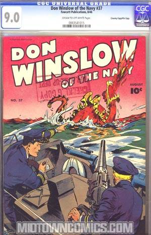 Don Winslow Of The Navy #37 CGC 9.0 Crowley Pedigree/File Copy