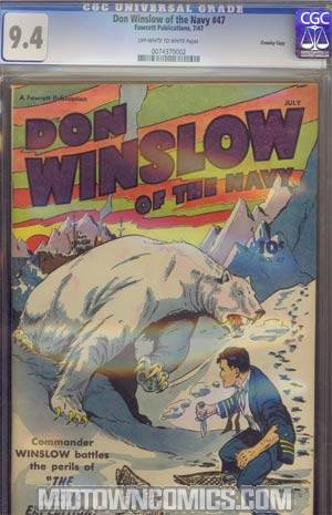 Don Winslow Of The Navy #47 CGC 9.4 Crowley Pedigree