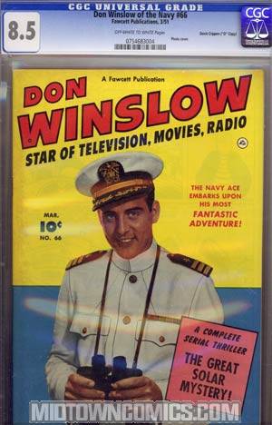 Don Winslow Of The Navy #66 CGC 8.5 Davis Crippen (D Copy)