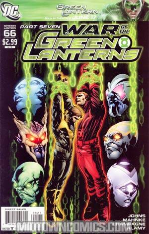 Green Lantern Vol 4 #66 Cover A Regular Miguel Sepulveda Cover (War Of The Green Lanterns Part 7)