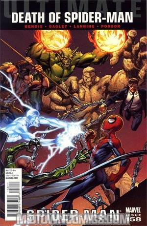 Ultimate Comics Spider-Man #158 Cover A Regular Mark Bagley Cover (Death Of Spider-Man Part 6)