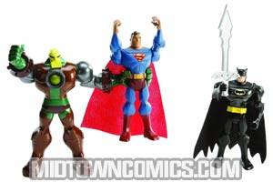Batman The Brave And The Bold Kryptonite Collision Battle 3-Pack Action Figure