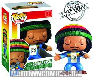 POP Rocks 08 Bob Marley Reggae Rasta Vinyl Figure