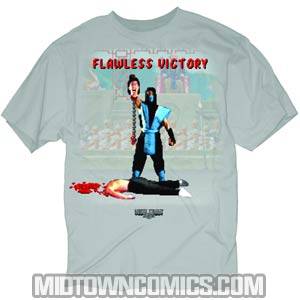 Mortal Kombat Klassic Flawless Victory Black T-Shirt Large