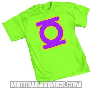 Neo-Green Lantern Symbol T-Shirt Large