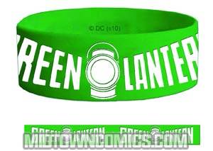 Green Lantern Rubber Bracelet - Green Lantern Logo