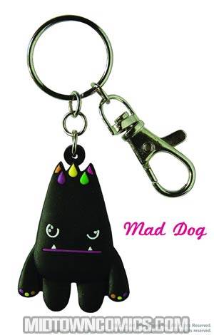 So So Happy Vinyl Keychain - Mad Dog
