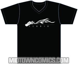 Final Fantasy VII Advent Children Fenrir Juniors T-Shirt Medium 