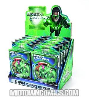 Green Lantern Movie War Card Game Display