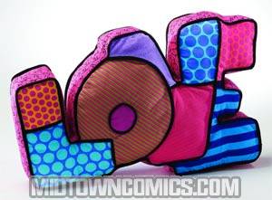 Britto Love Sign Pop Plush Pillow - Mini
