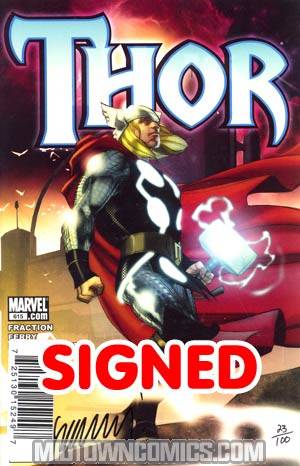 Thor Vol 3 #615 Cover E DF Signed By Matt Fraction (Heroic Age Tie-In)