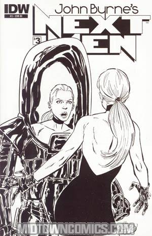 John Byrnes Next Men Vol 2 #3 Incentive John Byrne Sketch Cover